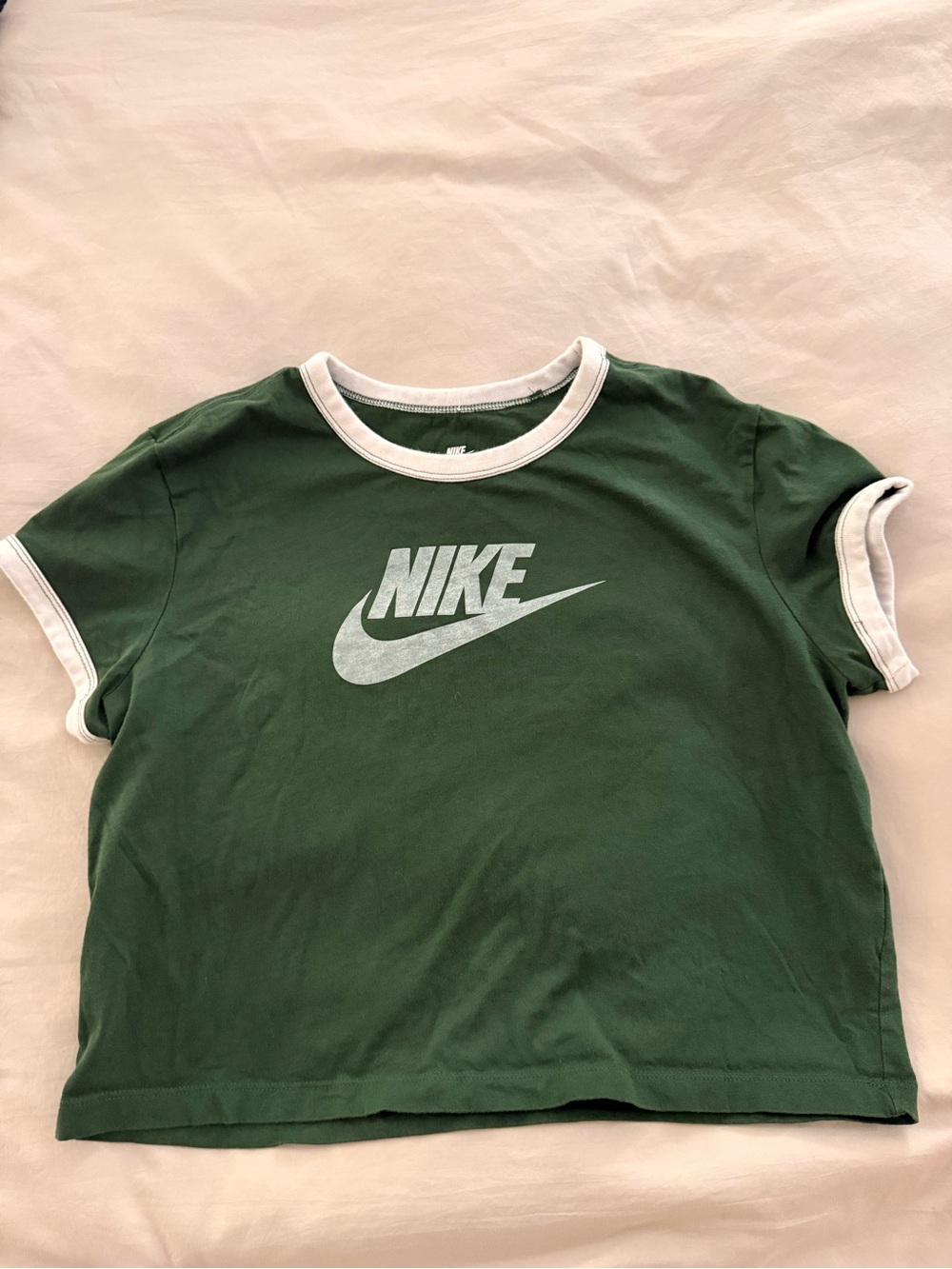 Nike Women’s Cropped Ringer Logo Tee